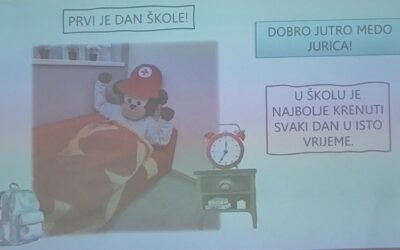 Posjet predstavnika Policijske uprave i Crvenog križa učenicima 1. razreda