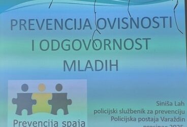 PREDAVANJE ZA UČENIKE 7. RAZREDA U SKLOPU MJESECA BORBE PROTIV OVISNOSTI