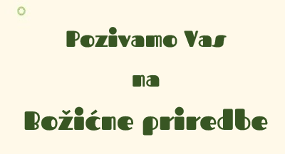 POZIVAMO VAS…