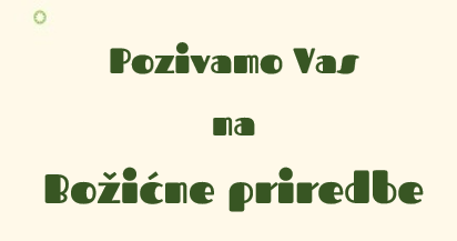 POZIVAMO VAS…