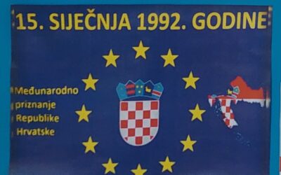 15. SIJEČNJA – DAN MEĐUNARODNOG PRIZNANJA REPUBLIKE HRVATSKE I DAN MIRNE REINTEGRACIJE HRVATSKOG PODUNAVLJA