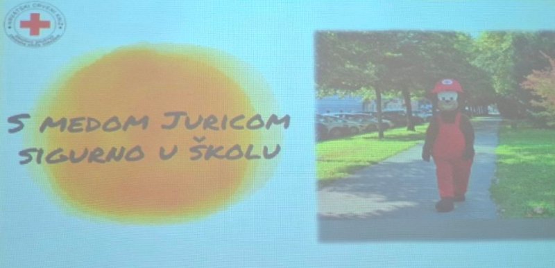 Radionica za učenike prvih razreda – S medom Juricom sigurno u školu